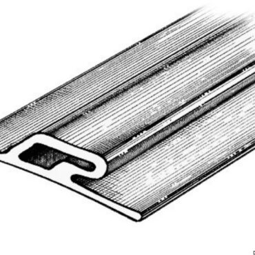 Profilo paracolpi 3,5x60x16 mm grigio RAL 7012