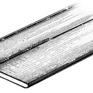 Rubbing strake 2x34.1x13.5 mm black