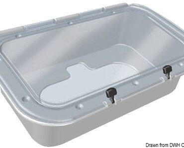 Versione fissa per montaggio ad incasso. Ideato per montaggio sulla console del gommone o in prossimità del garage tender.Gonfia e sgonfia. Arresto automatico alla pressione desiderata.