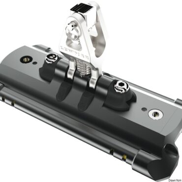 Mainsheet car size 2 w/upstand