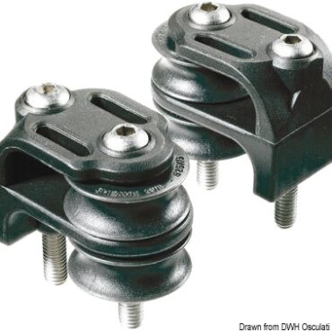 Disponibili in 2 versioni:-misura 1: per tutte le rotaie Lewmar misura 1;-misura 2: per tutte le rotaie Lewmar misura 2.