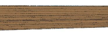 Teak strip 45x10x2000 mm