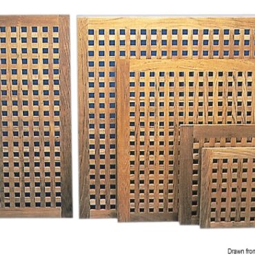 Teak grating 500x1000 mm