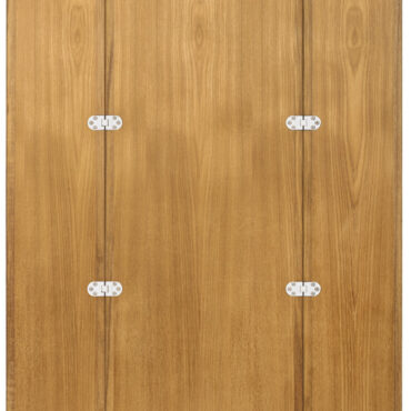 Pieghevole ed abbattibile (per renderlo abbattibile acquistare l'art. 71.240.10), in vero teak, ferramenta in AISI 316.Fornito senza bracci di supporto da ordinare a parte.