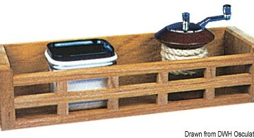 Teak container 300x85x70 mm