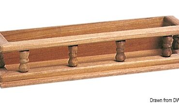 Teak spice rack 350x65x90 mm