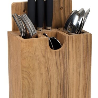 ARC teak cutlery holder 150x210x80 mm