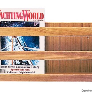 Teak book shelf 466x241x106 mm