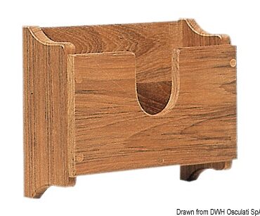 Teak binocular holder 250x95x200 mm