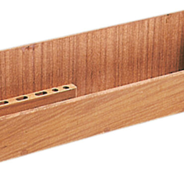 Teak plotting instrument holder435x100x150 mm