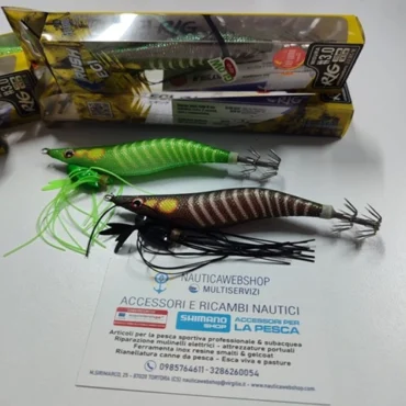 esca artificiale per la pesca calamaro e seppia jatsui rust egi cefalopodi