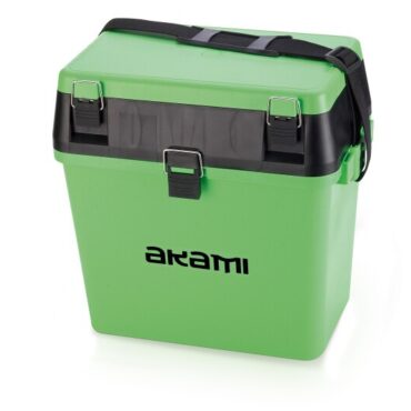 Akami MTB-10, valigetta pesca antiurto con vaschetta laterale smontabile. Munito di scatola removibile interna con scompari a chiusura e ampio vano porta accessori. Struttura in PVC rigido. Indicato per qualsiasi tecnica di pesca.

Ampio vano porta accessori
1 scatola rimovibile con scomparti richiudibili
Vaschetta laterale porta esca
Tracolla regolabile