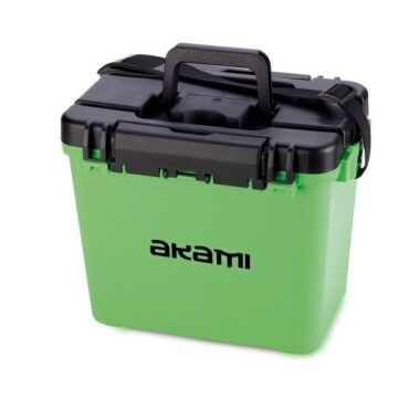 Akami MTB-20, valigetta pesca antiurto con vaschetta laterale smontabile. Munito di scatola removibile interna con scompari a chiusura e ampio vano porta accessori. Struttura in PVC rigido. Indicato per qualsiasi tecnica di pesca.

Ampio vano porta accessori
1 scatola rimovibile con scomparti richiudibili
Vaschetta laterale porta esca
Tracolla regolabile