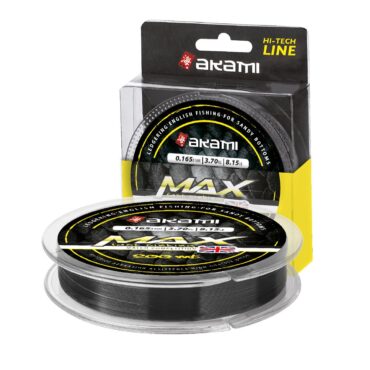 Akami Max viene prodotto con coopolimeri di nylon di alta qualità. Monofilo studiato specificamente per la pesca all’inglese e ledgering. Grazie alla speciale combinazione con materia prima e all’avanzata tecnologia di estrusione del nylon abbiamo ottenuto un monofilo con alti carichi di rottura e affondabilità. Questo monofilo taglia più rapidamente la superficie dell’acqua rimanendo sotto la superficie.