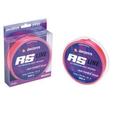 Akami RS LINE è realizzato con il nuovo terpolimero XTRA di qualità giapponese, che conferisce a questo nylon una elevata resistenza alla trazione ed all’abrasione.Il monofilo è prodotto con micropigmenti di nuova generazione, la sua formulazione fa si che la lenza da pesca permetta di raggiungere una maggiore resistenza ed una colorazione neutra completamente invisibile all’interno dell’acqua simile a quella di un fluorcarbon.L’elevata morbitezza, l’elasticità e la fluidità di questo monofilo sono caratteristiche garantite dal particolare rivestimento con doppio strato di silicone e dal trattamento di protezione che ne conferisce la massima impermeabilità alla salsedine ed ai raggi UV. Prodotto innovativo che garantisce durata ed elevate prestazioni durante le battute di pesca sportiva.
