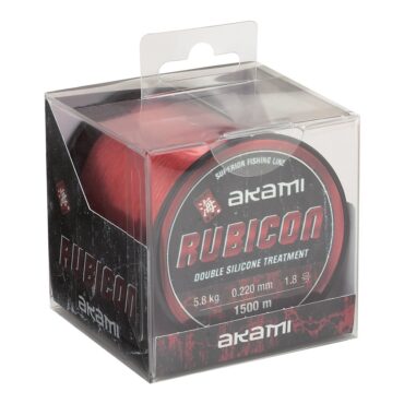 Akami Rubicon nuovo Terpolymer Nylon con una maggiore forza e resistenza all’abrasione rispetto a qualsiasi altro monofilamento. Oltre alla sua straordinaria forza al nodo offre una maggiore morbidezza che facilita una maggiore rapidità nell’uscita del nylon dalla nostra bobina. Doppio trattamento siliconato estremamente resistente all’abrasione e alla corrosione.