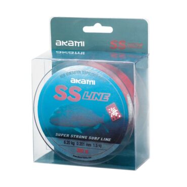 Akami SS-Line Red, lenza da pesca di nuova generazione, un monofilo di Nylon Terpolimero con una maggior forza e resistenza all’abrasione di qualsiasi altro filo da pesca. Oltre alla sua straordinaria resistenza al nodo, offre una maggior morbidezza che permette una maggiore velocità di uscita del nylon dalla bobina. Akami SS-Line è prodotto in Giappone, colore rosso.