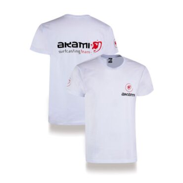 T-shirt Akami Surf, manica corta, realizzata con tessuto di alta qualità. Collo tondo e spalle con coperture di rinforzo. Composizione 100% Cotone.
