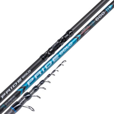 ALCEDO PRIDE BOLO EVO, eccellente canna bolognese strong realizzata in carbonio ad alto modulo con doppia spirale di rinforzo. Adatta sia per la pesca in mare che in acqua dolce, è montata con anelli SiC e componenti di alta qualità, offrendo un ottimo rapporto qualità-prezzo. La Pride Bolo Evo è ben bilanciata e molto resistente, ideale anche per affrontare pesci di buone dimensioni e condizioni difficili.