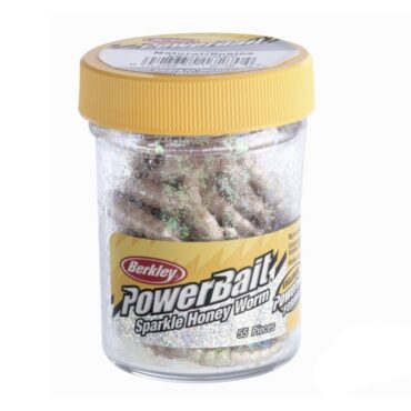 Perfette imitazioni delle camole del miele Berkley PowerBait® Sparkle Honey Worm conservata nel potentissimo gel Scent che ne mantiene inalterato e ne potenzia l’aroma oltre che aumenta l'effetto glitter.
Camola completamente biodegradabile che affonda lentamente. Un prodotto che ha visto milioni di barattoli venduti. Non può mancare nella vostra valigetta della pesca. Ottime anche per la pesca in fiume oltre che in laghetto.
I colori Scales appartengono alla linea Sparkle e posseggono brillantini nella mescola.
Confezionata in vasetto da 2 oz. Peso netto 57 Gr. Contenuto 55 camole.Lunghezza 2,5 Cm.