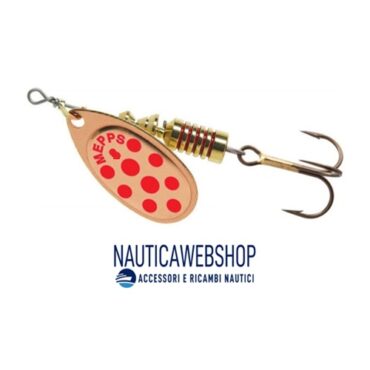 cucchiaino rotante mepps per la pesca alla trota acqua dolce