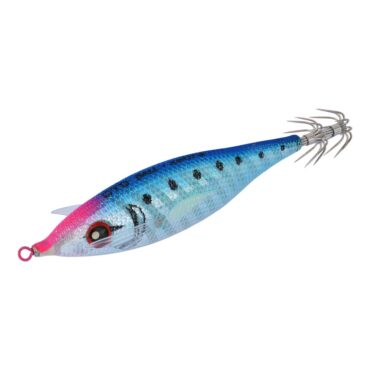 DTD Ball Zebra Transparent Totanara Luminosa con Effetto Olografico Oro o Argento - Pinne in Silicone Attivo - Blue