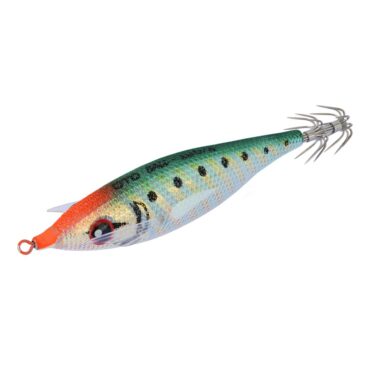 DTD Ball Zebra Transparent Totanara Luminosa con Effetto Olografico Oro o Argento - Pinne in Silicone Attivo - DARK GREEN