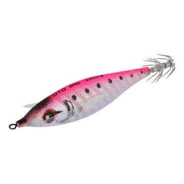 DTD Ball Zebra Transparent Totanara Luminosa con Effetto Olografico Oro o Argento - Pinne in Silicone Attivo - Pink