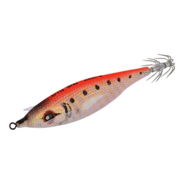 DTD Ball Zebra Transparent Totanara Luminosa con Effetto Olografico Oro o Argento - Pinne in Silicone Attivo - Red