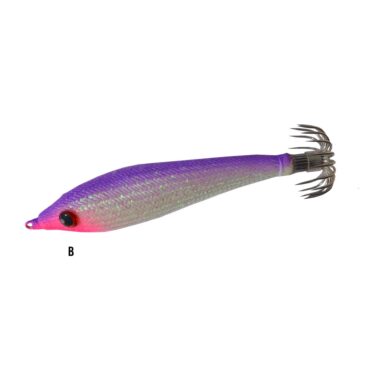 Diamond Gavun totanara piomba ricoperta in silicone. La maglia di rivestimento è lucente e morbida al tocco, per un effetto più naturale.