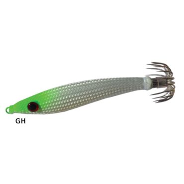 Squid Gavun DTD una totanara con corpo morbido e colori vivaci. Cestello in acciaio inox e corpo piombato.