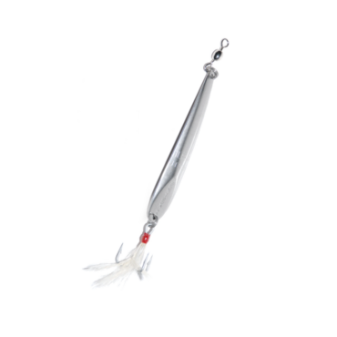 Odulante estremamente versatile (traina, spinning) per la pesca in mare, realizzato in acciaio Inox AISI 316 con girella nichelata ed ancoretta anti corrosione Perma Steel. Versione con piuma. Disponibile in diverse misure.