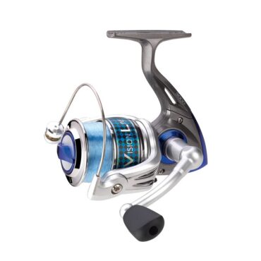 Vision è un mulinello sportivo a frizione anteriore, realizzato per la pesca da surfcasting e la pesca a bolentino. Montato con 1 cuscinetto in acciaio, corpo e bobina in grafite con filo imbobinato. Maniglia in metallo tornito e pomello in gomma. Ideale per la pesca in mare.