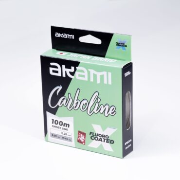 Akami CARBOLINE FLUOROCOATED è un monofilo in nylon con rivestimento in fluorcarbon con tecnologia giapponese, resistente ai raggi UV e all’abrasione, con basso allungamento e alta sensibilità. Ideale per terminali, travi e montature.