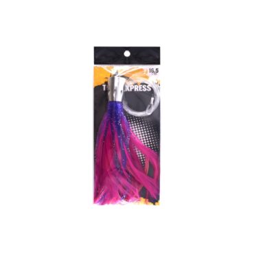 La Sugoi TUNA EXPRESS è una montatura da traina pronta all’uso, con octopus da 16,5 cm, nylon, rivetti e ami in acciaio. Le sue colorazioni luminose con filamenti attrattivi stimolano l’attacco di predatori come tunnidi, ricciole, serra e leccia amia. Perfetta per la traina costiera e d’altura.