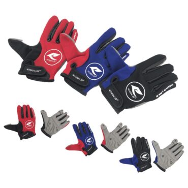 Guanti da pesca realizzatati per le tecniche jigging e casting. pratici e confortevoli con pollice ed indice facilmente estraibili.