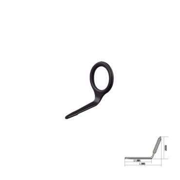 Guida monoponte con struttura 304 Stainless Steel, Black Adaman Coating.