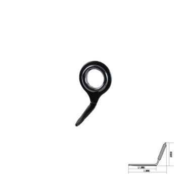 Guida monoponte con struttura 304 Stainless Steel con pietra black.