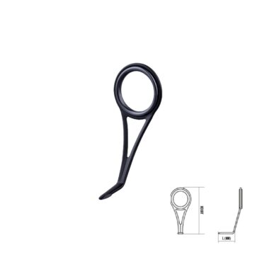 Guida monoponte con struttura 304 Stainless Steel con pietra black.