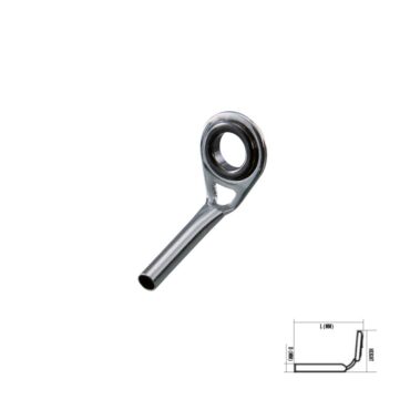 Puntale con struttura 304 Stainless Steel con pietra lucida.