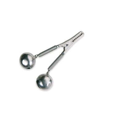 Campanello con pinza, struttura in metallo.