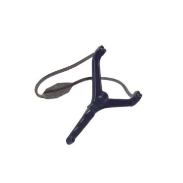 Fionda lancia sassi in palstica, completa di elastico in in gomma.