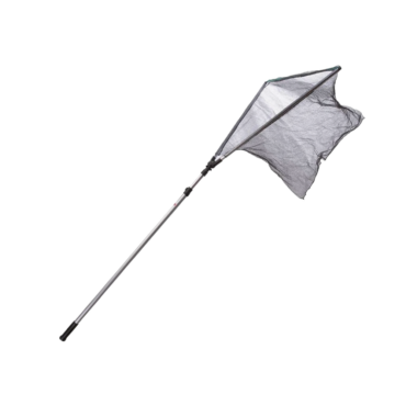 Guadino telescopico tondo con rete in nylon.