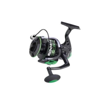 Sele Midori mulinello da pesca indicato per la tecnica di pesca a bolentino. Realizzato in grafite ultraleggera ad alta densità, con bobina in alluminio resistente alla corrosione ed sistema anti-ritorno infinito. Cerchio del pick-up extra-spesso.