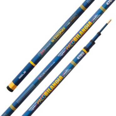 Palo per bilancia telescopico molto robusto con rinforzi in metallo alle estremità delle sezioni. Cima cava con anello interno in pietra extra dura che consente lo scorrimento interno della corda.

Fusto in Fiberglass
Rinforzi in metallo
Anello interno in pietra dura