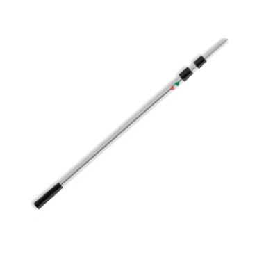 Manico di guadino a vite. Telescopico è realizzato in alluminio. Disponibile in tre diverse misure.