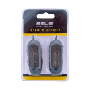 Pasturatore Sele Round con zavorra ad ogiva posta all’estremità, indicato per raggiungere lanci lunghi e precisi. Sele Round è l’accessorio da pesca studiato per la pesca a feeder, straordinario per pasturare con bigattino.