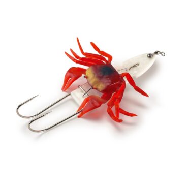 Polpara armata da barca montata con granchio in gomma, slitta piombata e doppio amo. Il Granchio Armato è una esca artificiale indicata per la pesca a bolentino, eccellente nella cattura di polipi, idoneo all’uso con la canna da pesca o per una leggera trainetta.