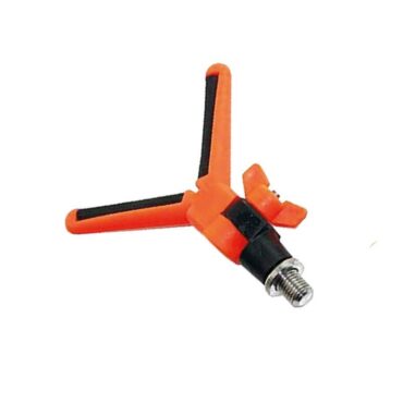 Reggicanna Sele a Forcella regolabile, pratico appoggia canne da pesca realizzato con struttura resistente, vite in acciaio e gomma antiscivolo con incasso per il filo.