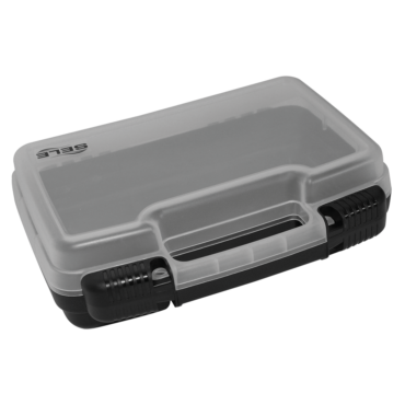 Scatola porta terminali, in plastica resistente trasparente con base nera. Studiata per contenere terminali ed accessori, durante il trasporto.